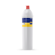 Vista frontale della cartuccia filtrante BRITA PURITY C500 MinUp con corpo bianco, etichetta blu-gialla e tappo rosso